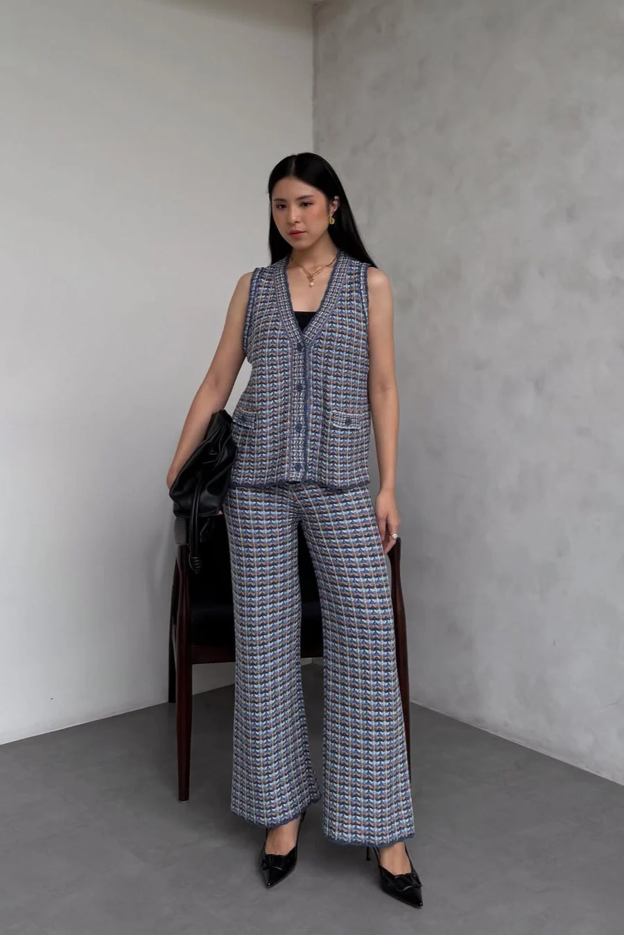 Ara Series - Atasan Bawahan Vest Bahan Cotton Knit Premium - Image 11