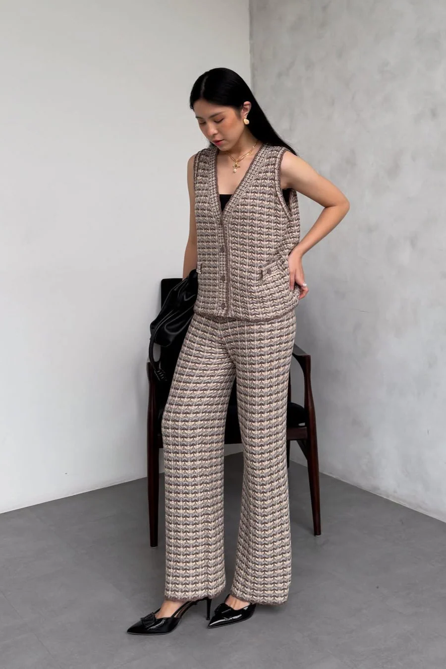 Ara Series - Atasan Bawahan Vest Bahan Cotton Knit Premium - Image 13