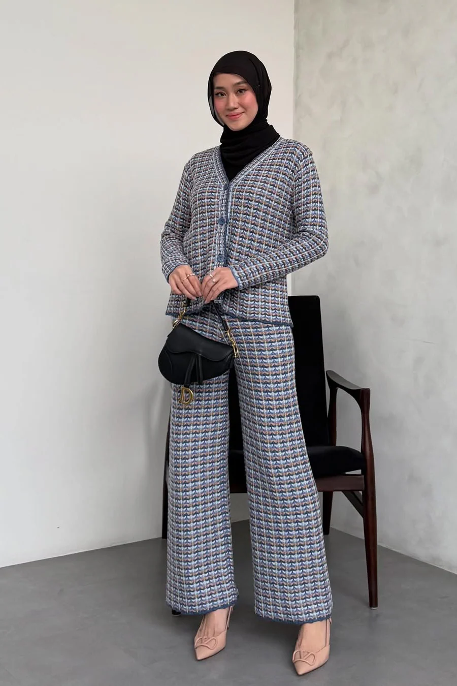 Ara Series - Atasan Bawahan Vest Bahan Cotton Knit Premium - Image 4