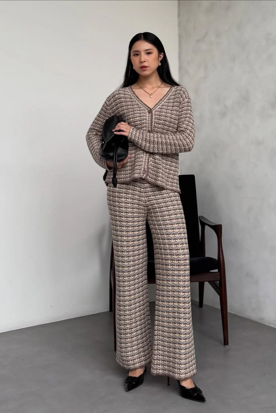 Ara Series - Atasan Bawahan Vest Bahan Cotton Knit Premium - Image 5