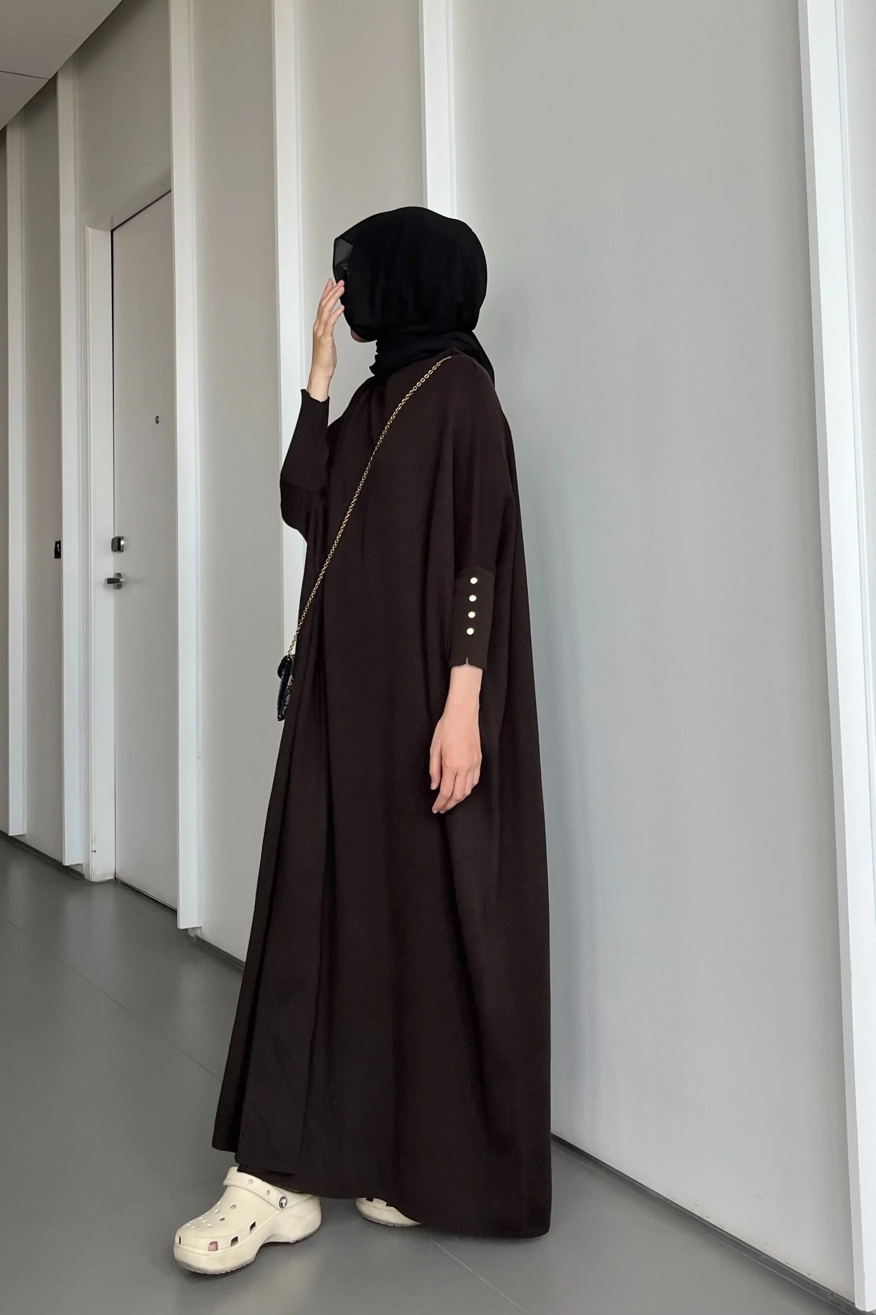 Batwing Dress - Dress Model Batwing Bahan Rajut Premium - Image 10