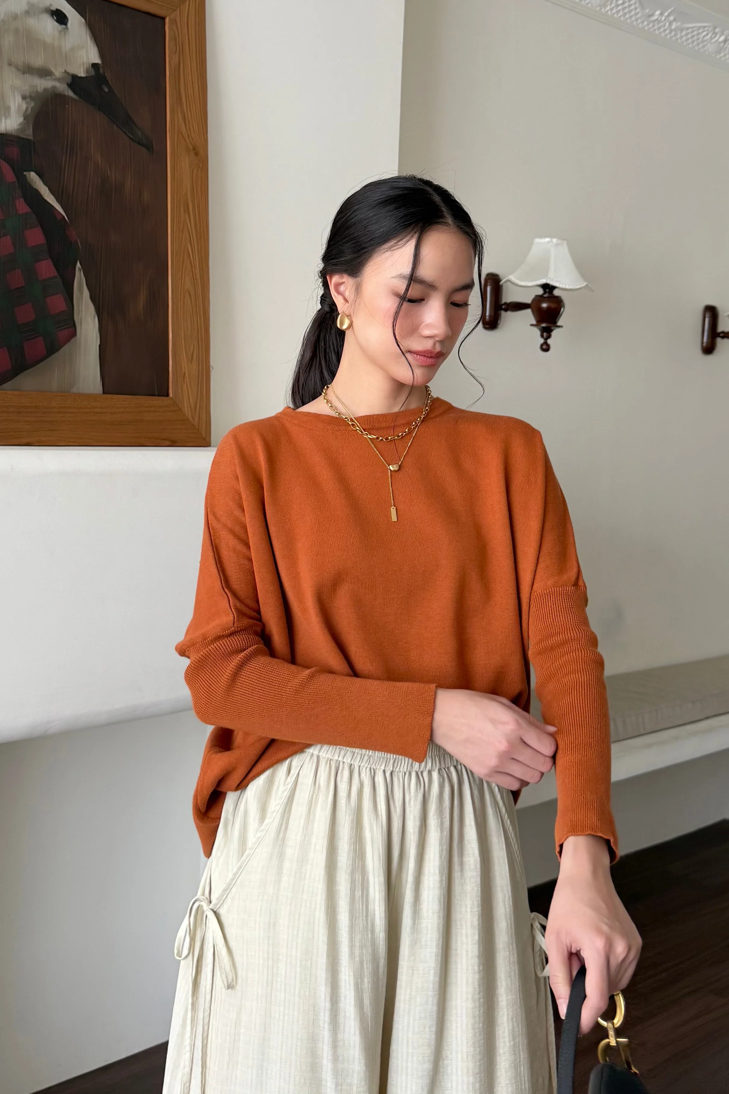 Batwing Sweater - Sweater Batwing Wanita Modest Dan Kasual - Image 12