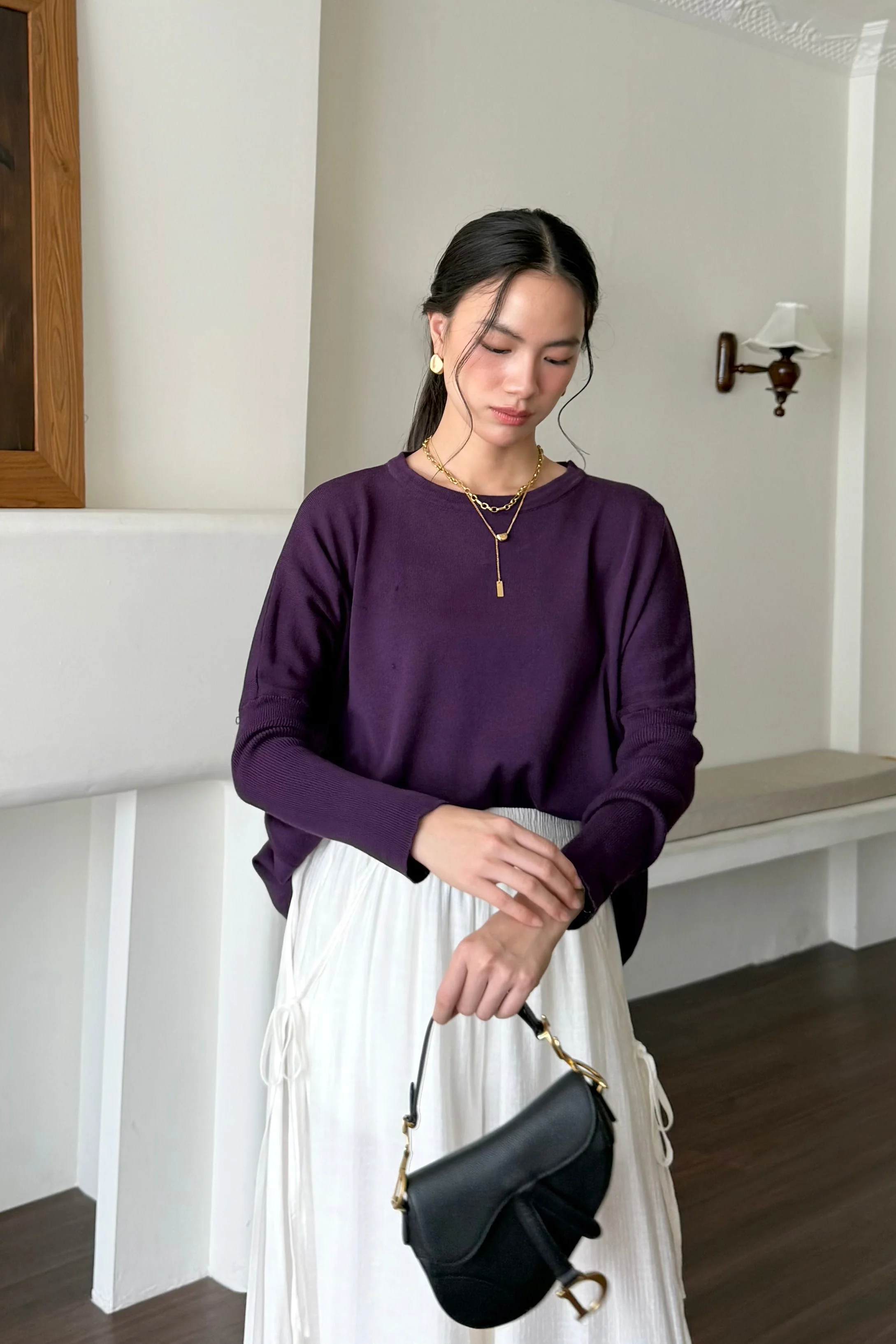 Batwing Sweater - Sweater Batwing Wanita Modest Dan Kasual - Image 15