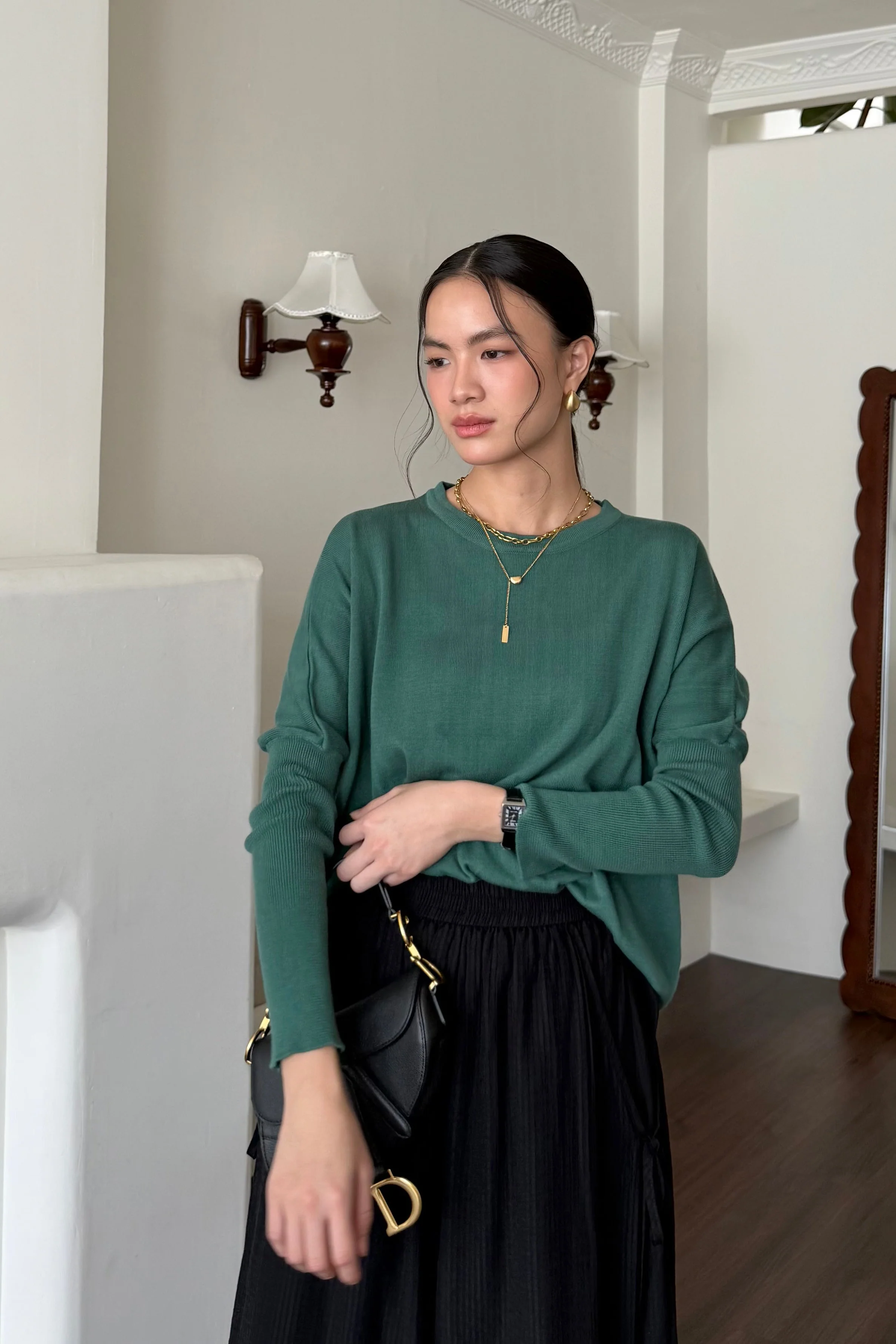 Batwing Sweater - Sweater Batwing Wanita Modest Dan Kasual - Image 17