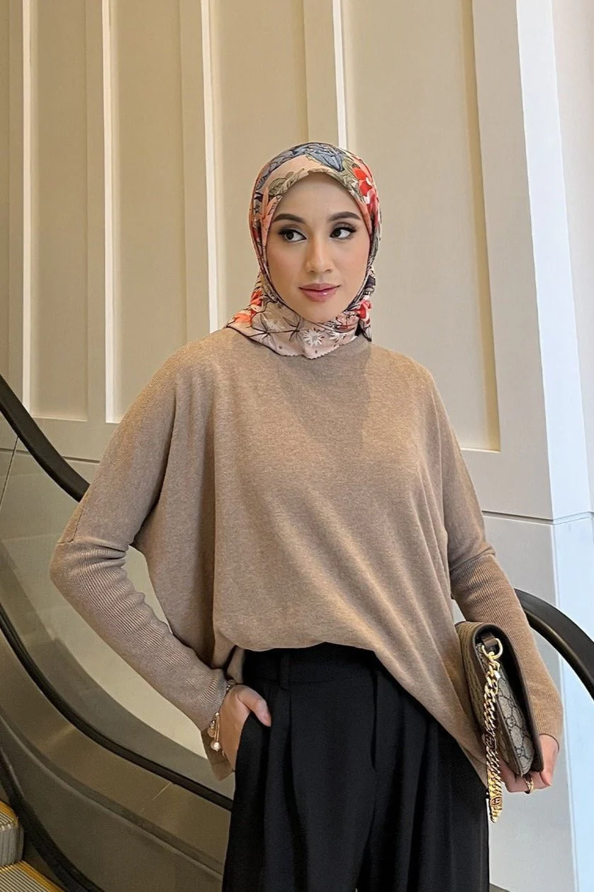 Batwing Sweater - Sweater Batwing Wanita Modest Dan Kasual - Image 7