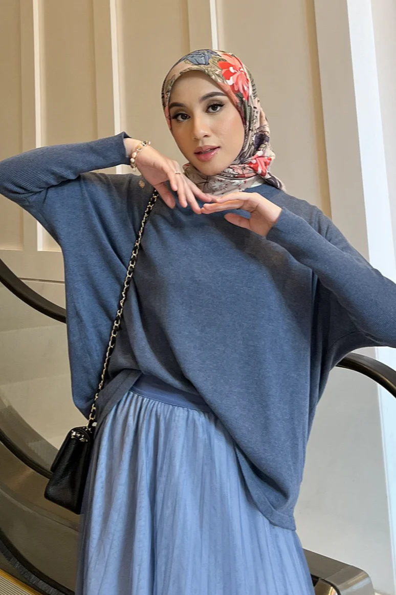Batwing Sweater - Sweater Batwing Wanita Modest Dan Kasual - Image 8