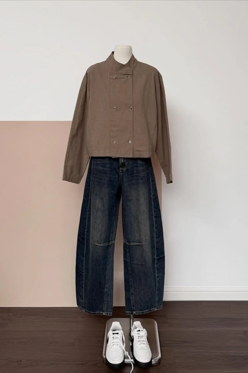 Boya Coats Jacket - Atasan Wanita Stylish Bahan Cotton Linen HQ - Image 5