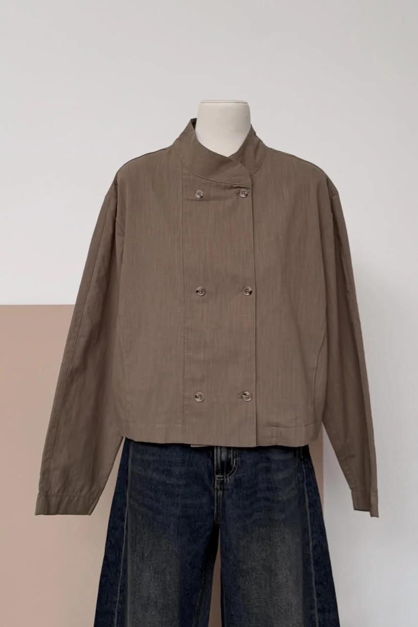 Boya Coats Jacket - Atasan Wanita Stylish Bahan Cotton Linen HQ - Image 6