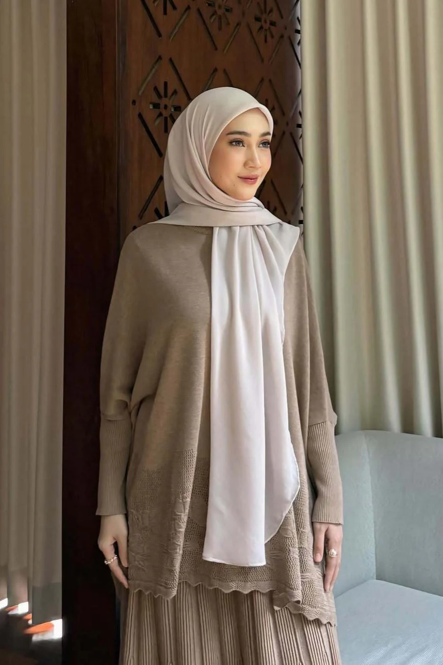 Hijab Square Oval Shawl - Hijab Pashmina Bahan Voal - Image 11