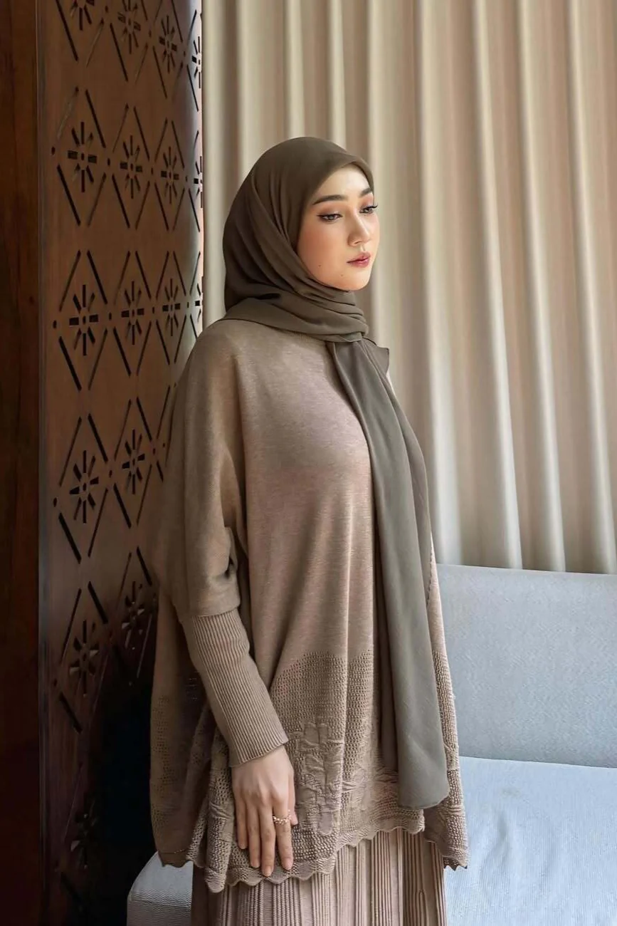 Hijab Square Oval Shawl - Hijab Pashmina Bahan Voal - Image 18