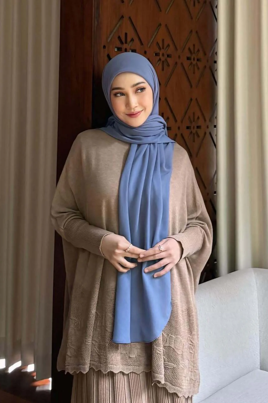 Hijab Square Oval Shawl - Hijab Pashmina Bahan Voal - Image 8
