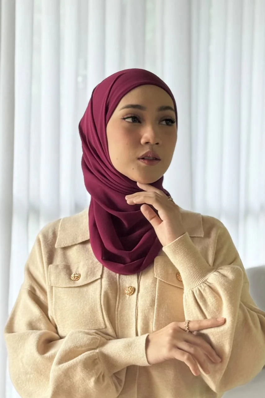Mega Inner Shawl  - Hijab Stylish Bahan Cerruty Premium - Image 13