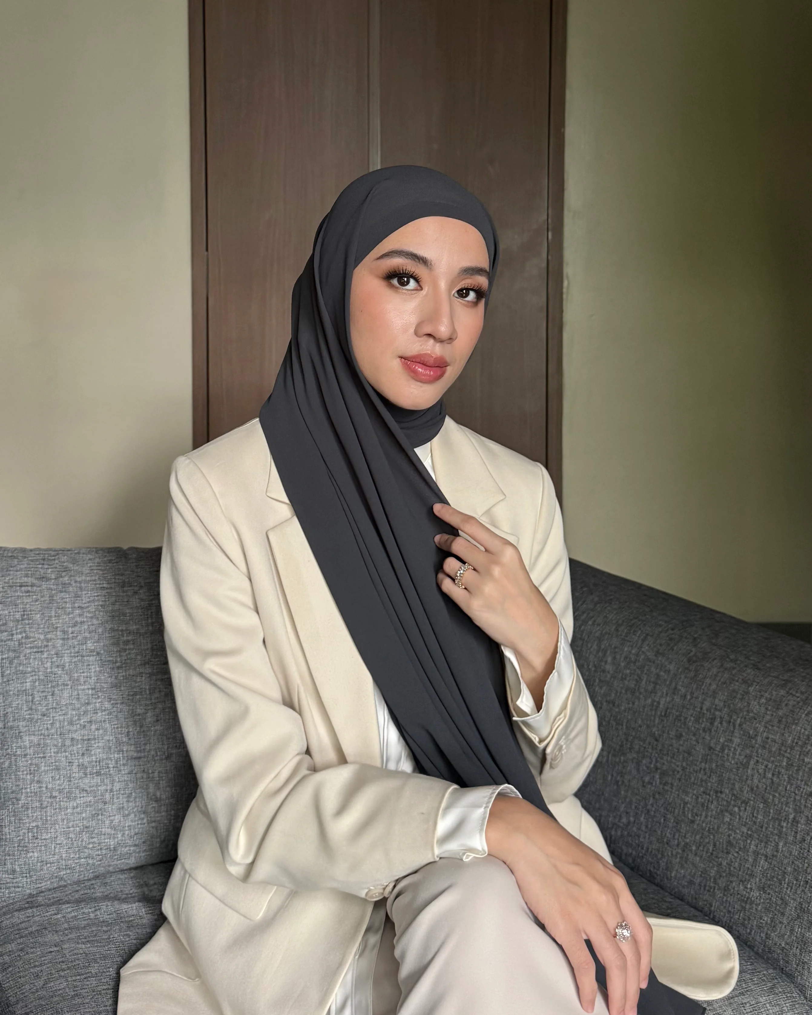 Mega Inner Shawl  - Hijab Stylish Bahan Cerruty Premium - Image 34