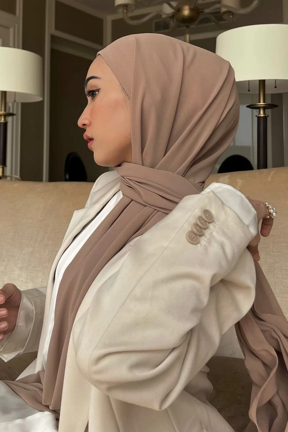 Mega Inner Shawl  - Hijab Stylish Bahan Cerruty Premium - Image 7