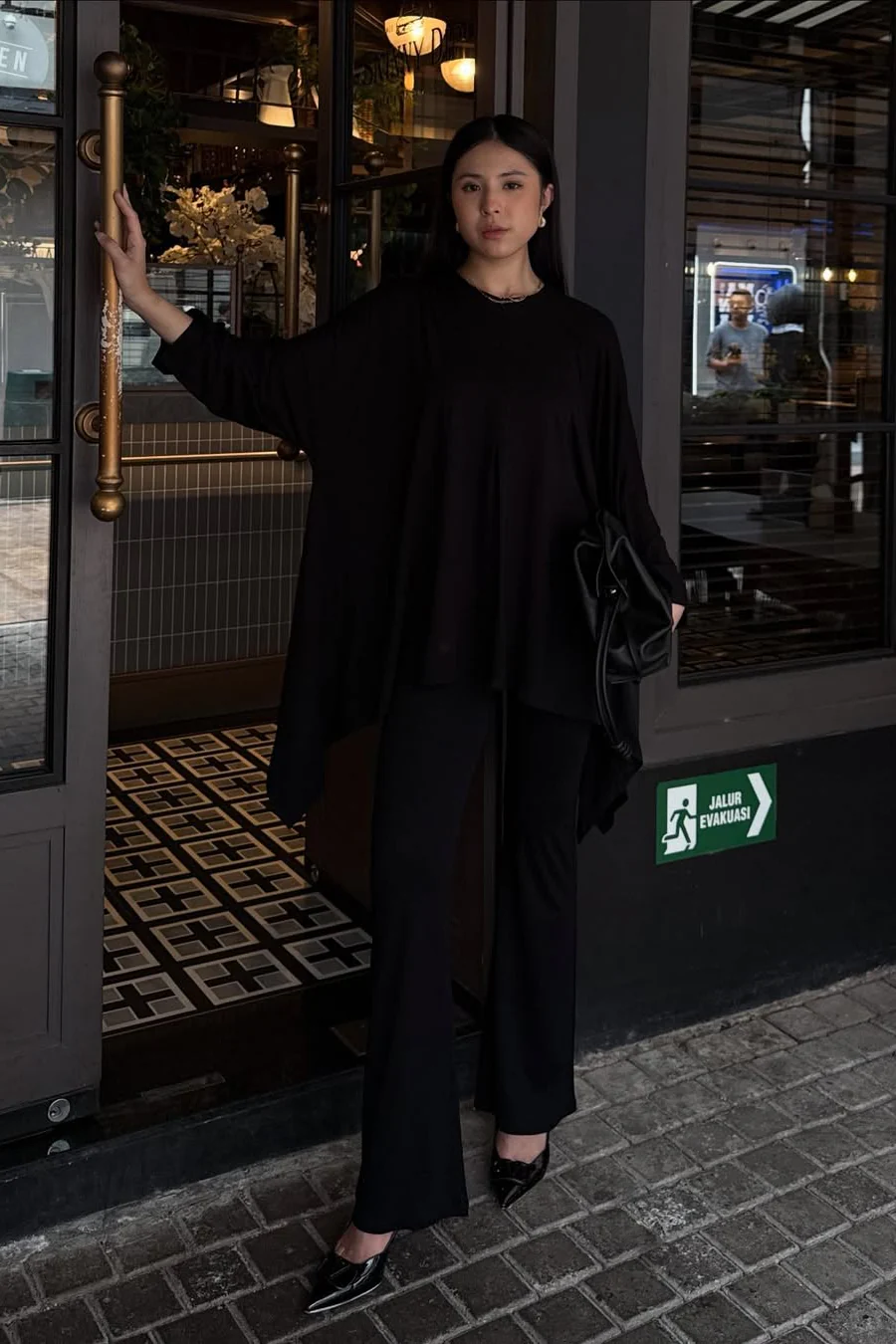 [DEFECT] - Sea Set - Setelan Atasan Bawahan Bahan Cotton Rayon Spandex Import - Image 3