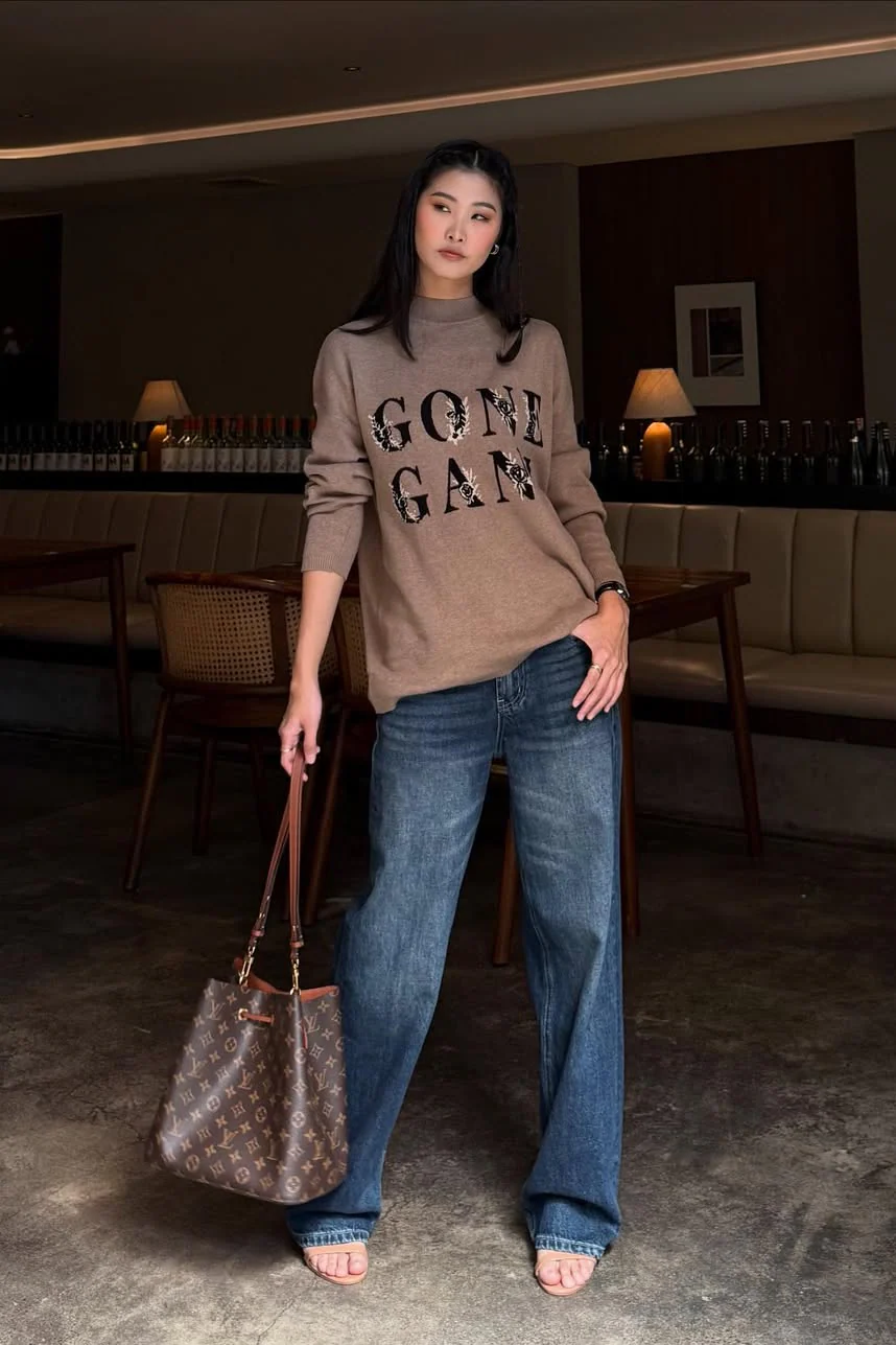 GG Signature Knit - Atasan Wanita Signature Gonegani Bahan Knit - Image 4