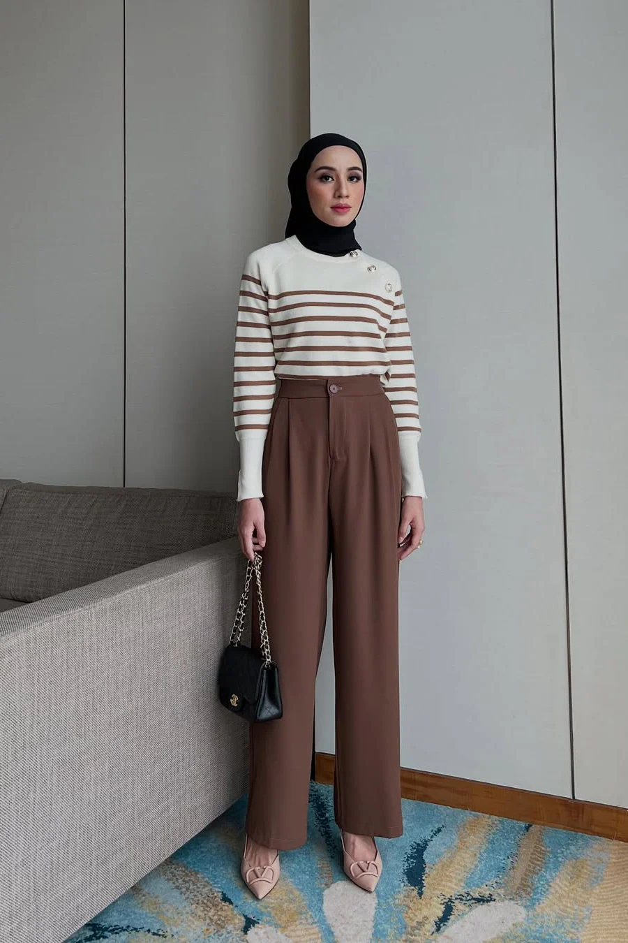 Lowee Pants - Celana Panjang Kantor Polos Trendy Wanita - Image 12