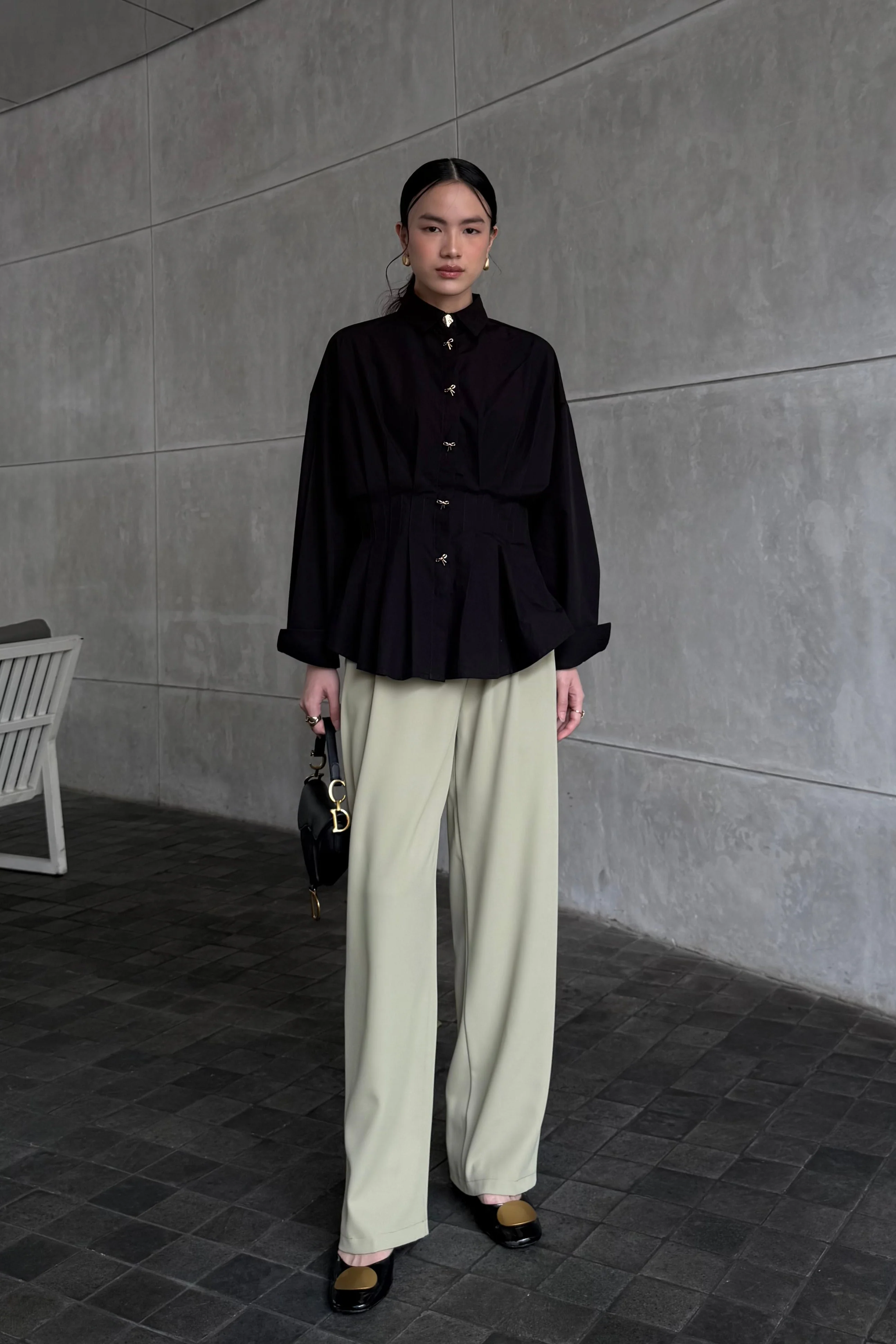 Lowee Pants - Celana Panjang Kantor Polos Trendy Wanita - Image 13