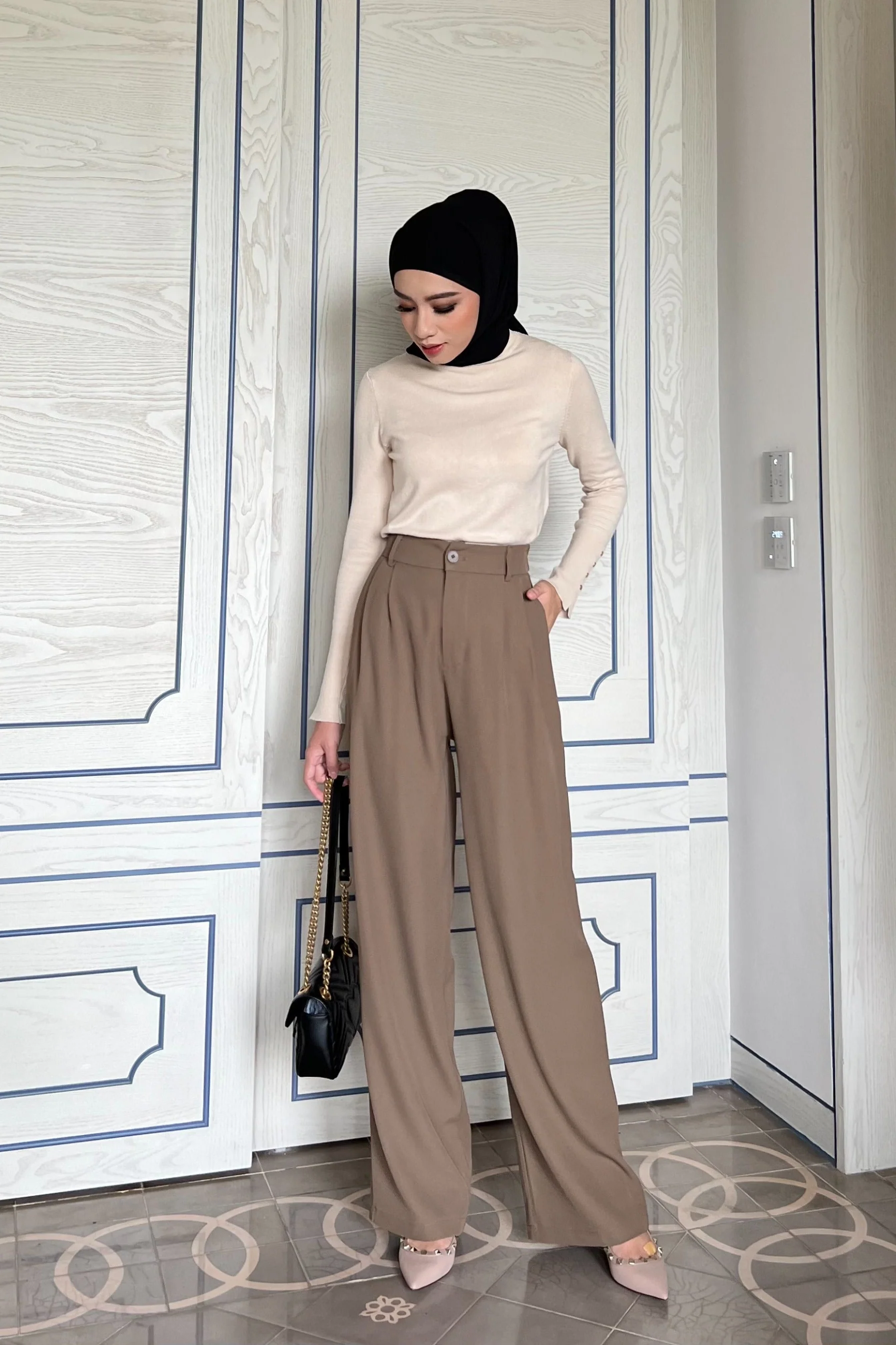 Lowee Pants - Celana Panjang Kantor Polos Trendy Wanita - Image 5