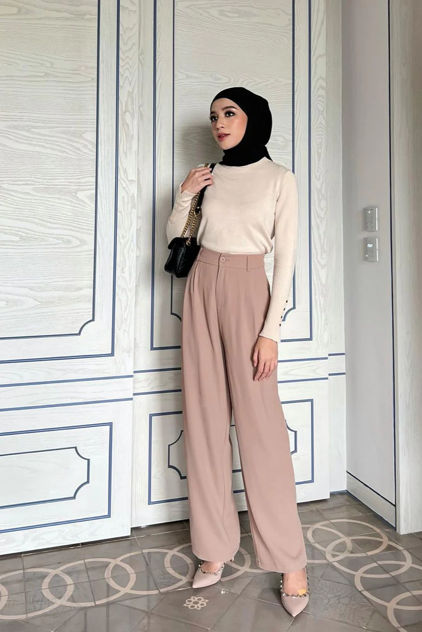 Lowee Pants - Celana Panjang Kantor Polos Trendy Wanita - Image 7