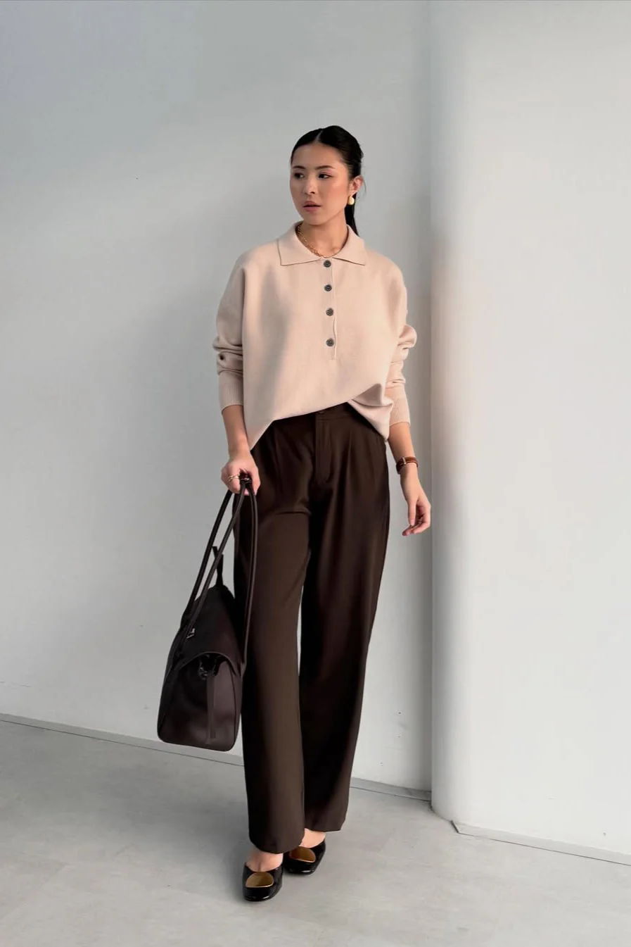 Lowee Pants - Celana Panjang Kantor Polos Trendy Wanita - Image 8