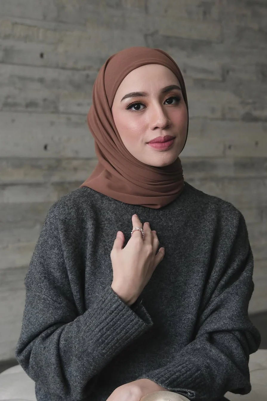 Mega Inner Square - Hijab Segi Empat Instan Polos - Image 32