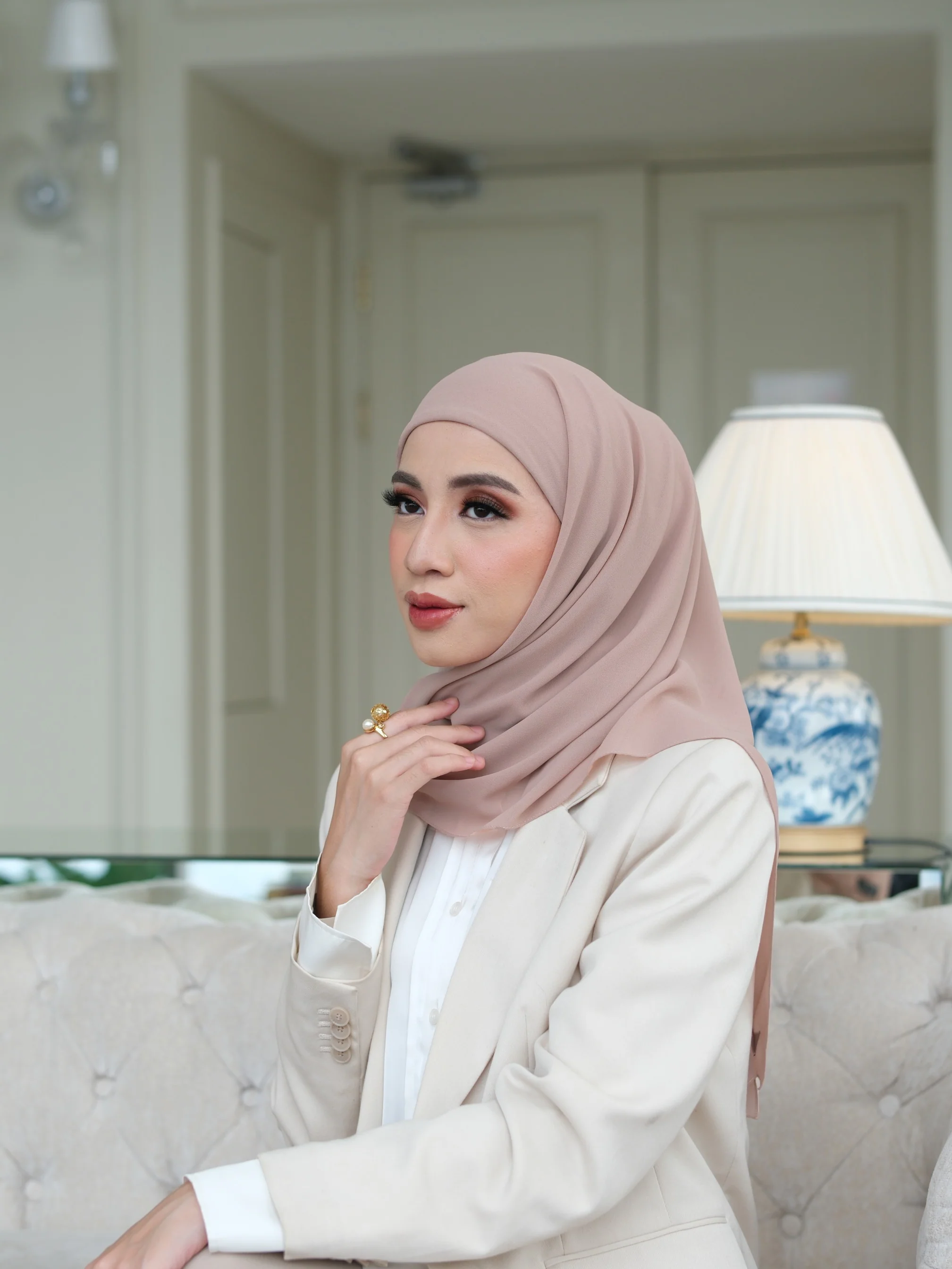 Mega Inner Square - Hijab Segi Empat Instan Polos - Image 37