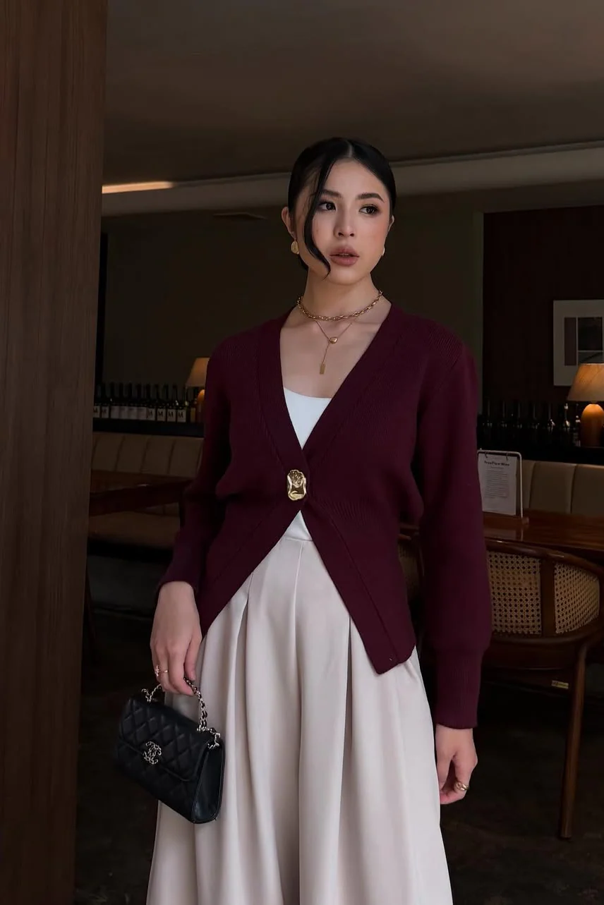 [DEFECT] - Mose Cardy - Cardigan Wanita Dengan Aksen Kancing Cantik - Image 6