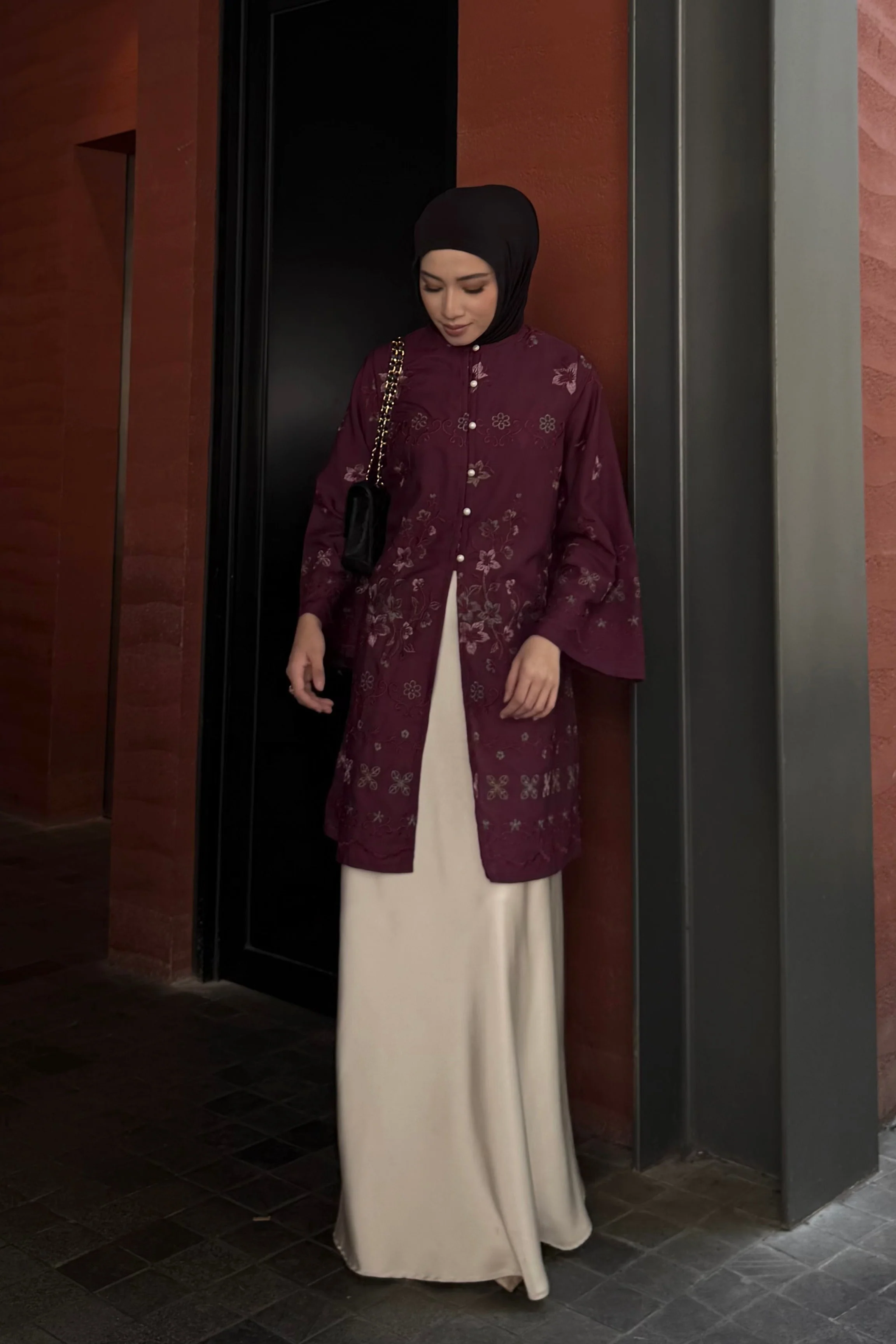 Rayana Tunic Series - Long Tunik Wanita Elegan Dan Mewah Bahan Cotton Spesial Hari Raya - Image 21