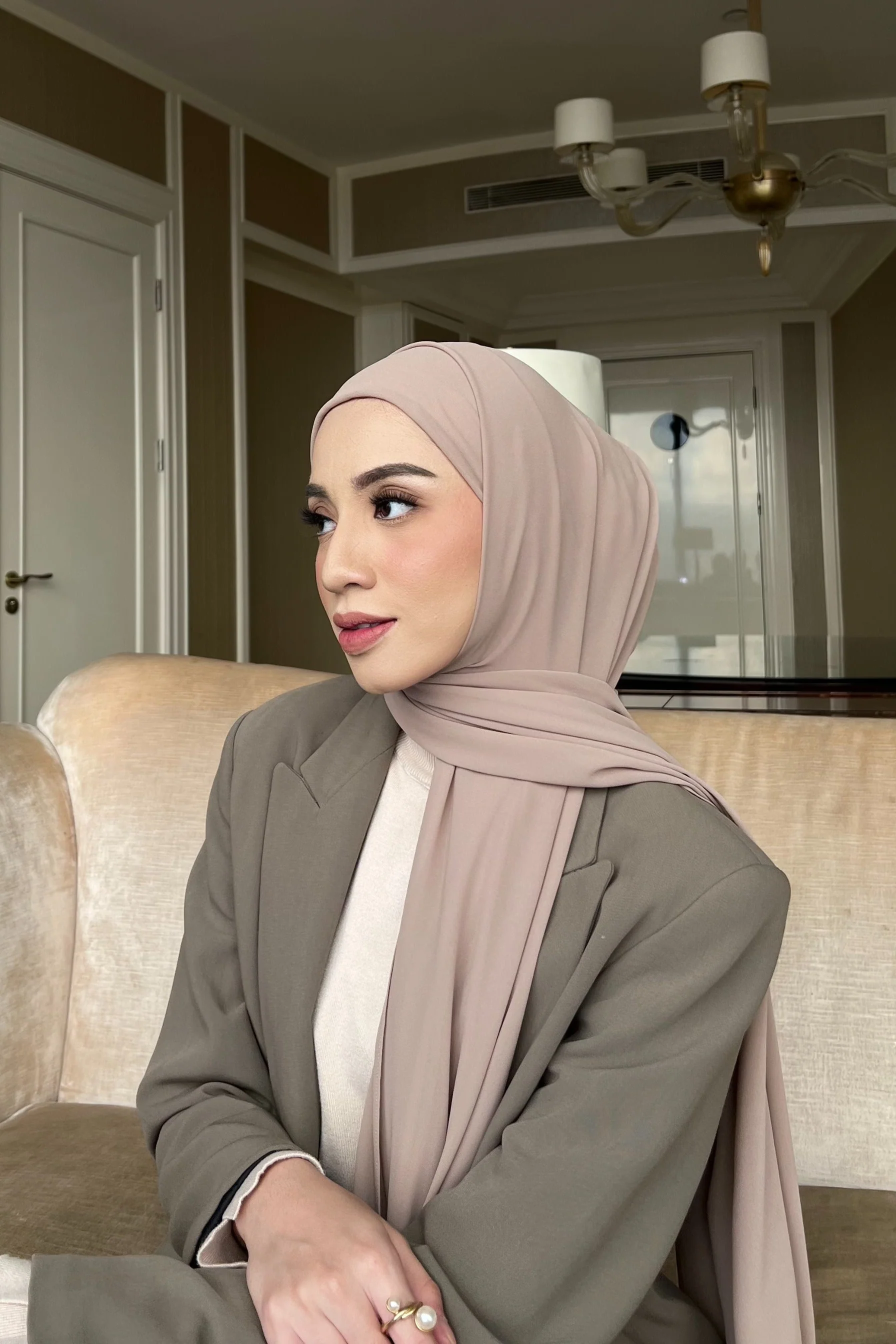 [TEST NOT TO BUY] - Mega Inner Shawl  - Hijab Stylish Bahan Cerruty Premium - Image 3