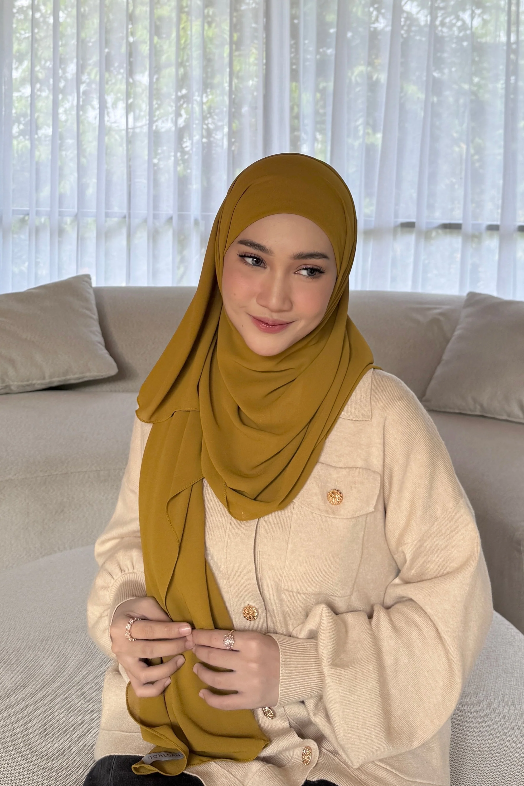 [TEST NOT TO BUY] - Mega Inner Shawl  - Hijab Stylish Bahan Cerruty Premium - Image 7